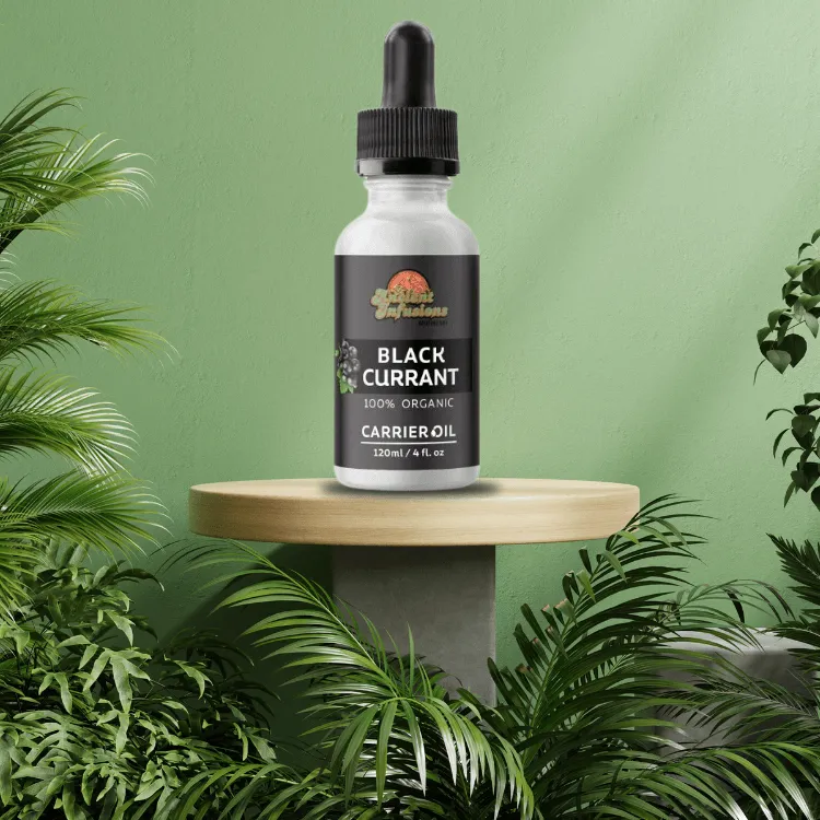 100% Pure Black Currant Seed Carrier Oil | Skin & Hair Benefits