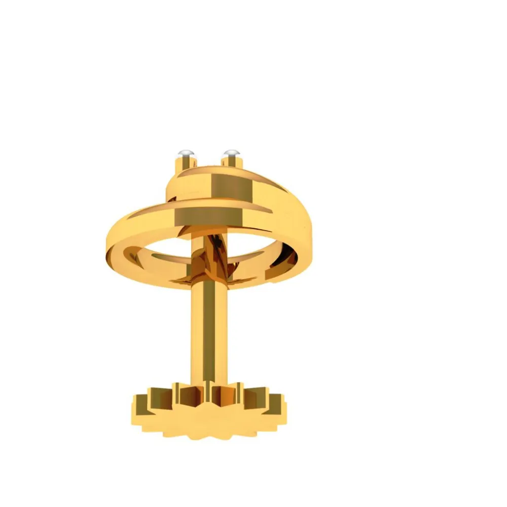 14KT Gold Nose Stud For Festive Occasion Ahead