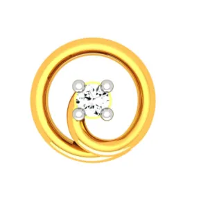 14KT Gold Nose Stud For Festive Occasion Ahead