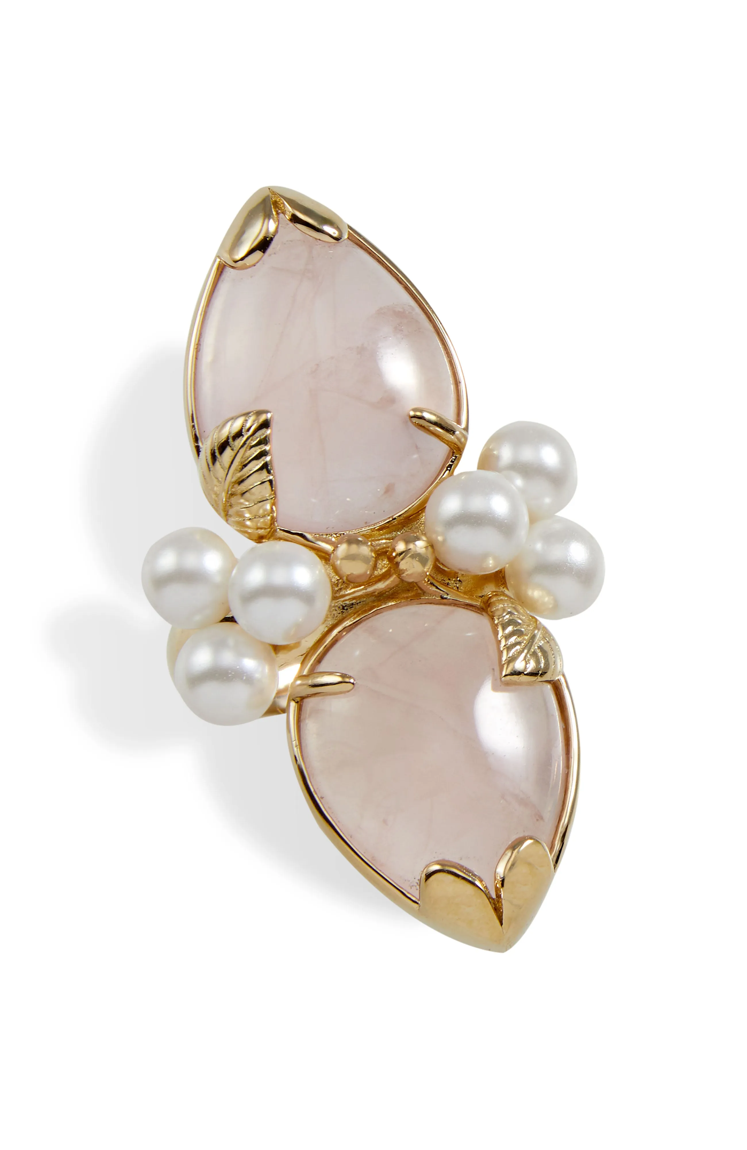 18K GOLD Vermeil Cluster Ring