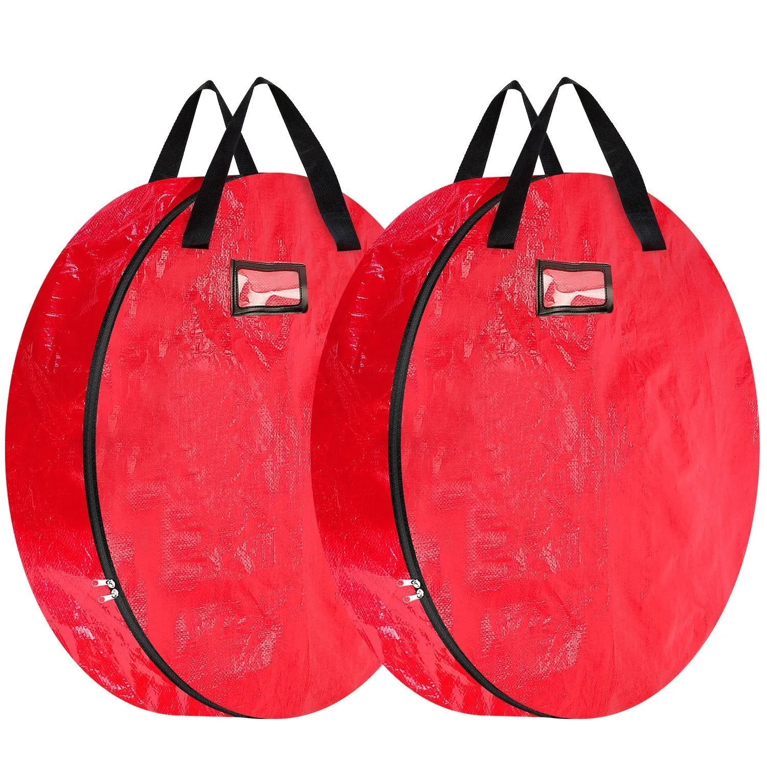 2-Pack: 30" Christmas Wreath Storage Bag 88L