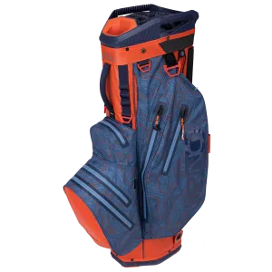2024 Sun Mountain H2NO Lite Cart Bag -  Tango / Dusk Topography