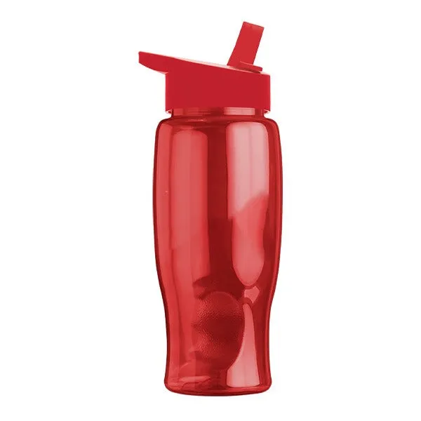 27 Oz. Poly-Pure Bottle - Flip Straw Lid (Q533722)