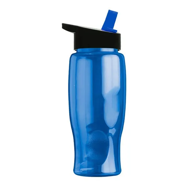 27 Oz. Poly-Pure Bottle - Flip Straw Lid (Q533722)