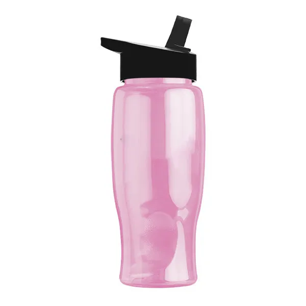 27 Oz. Poly-Pure Bottle - Flip Straw Lid (Q533722)