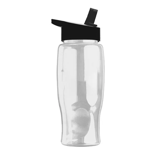 27 Oz. Poly-Pure Bottle - Flip Straw Lid (Q533722)