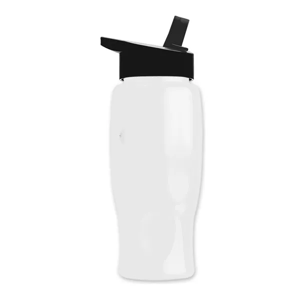 27 Oz. Poly-Pure Bottle - Flip Straw Lid (Q533722)