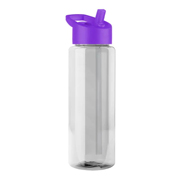 32 Oz. Trans. Bottle - Flip Straw Lid (Q953722)