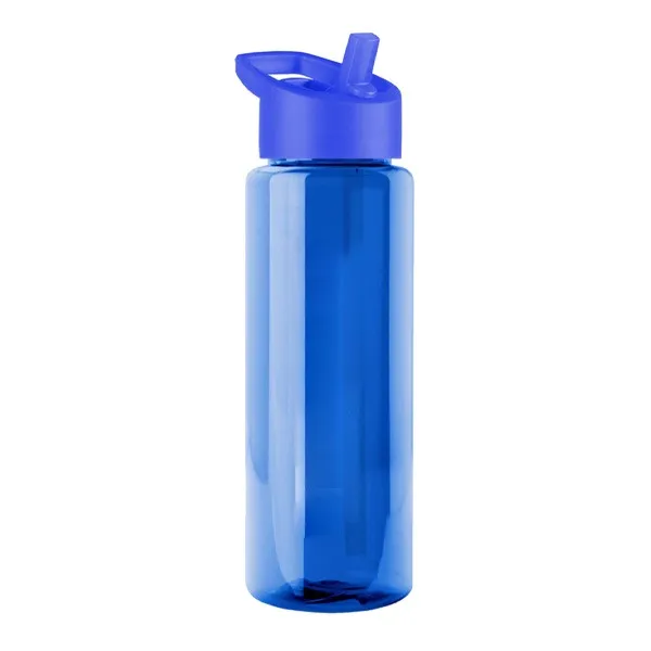 32 Oz. Trans. Bottle - Flip Straw Lid (Q953722)