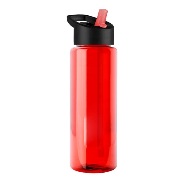 32 Oz. Trans. Bottle - Flip Straw Lid (Q953722)