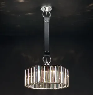 38 Cm Glass Prism Ceiling Pendant With Custom Options