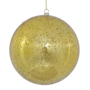 6" Gold Shiny Mercury Balls 4 Per Bag