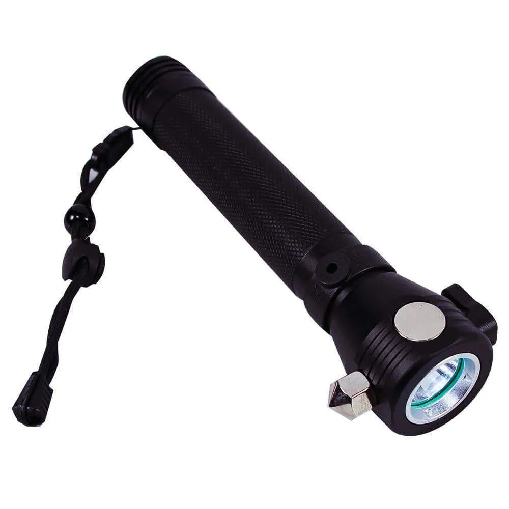 9-in-1 LED Solar Flashlight / Power Bank & Multi-Tool  (Checkout Special Offer)