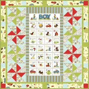 A Day At The Fair Flannel Quilt Set Pattern GTD-115 - Paper Pattern