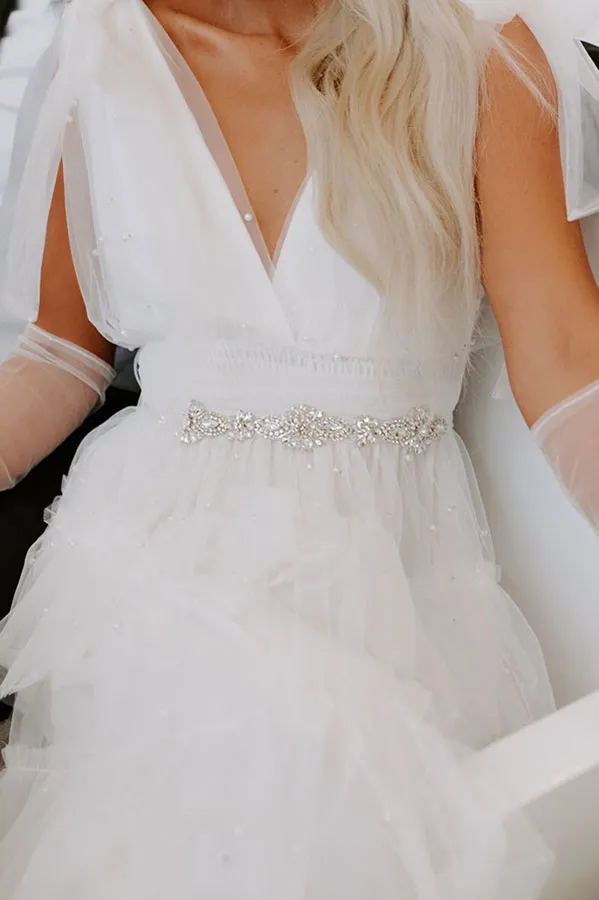 A Life That Dazzles Embellished Ribbon Belt/Headband