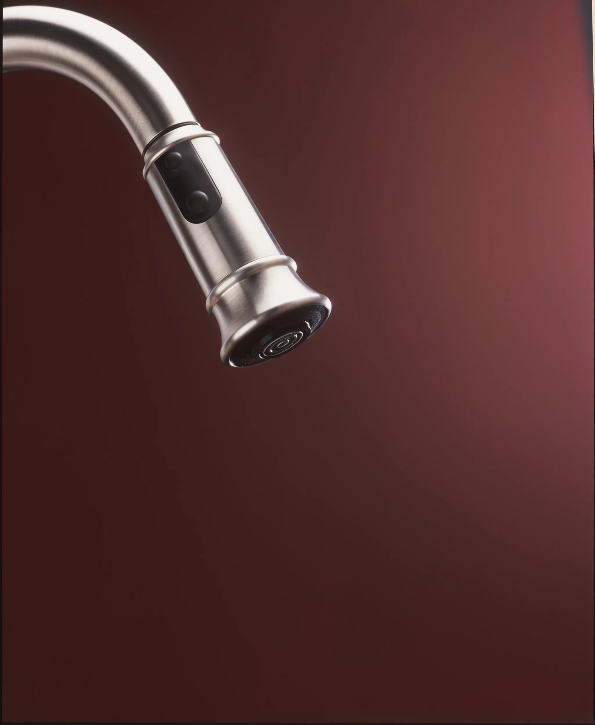 Aberdeen Chrome One-Handle High Arc Pulldown Kitchen Faucet