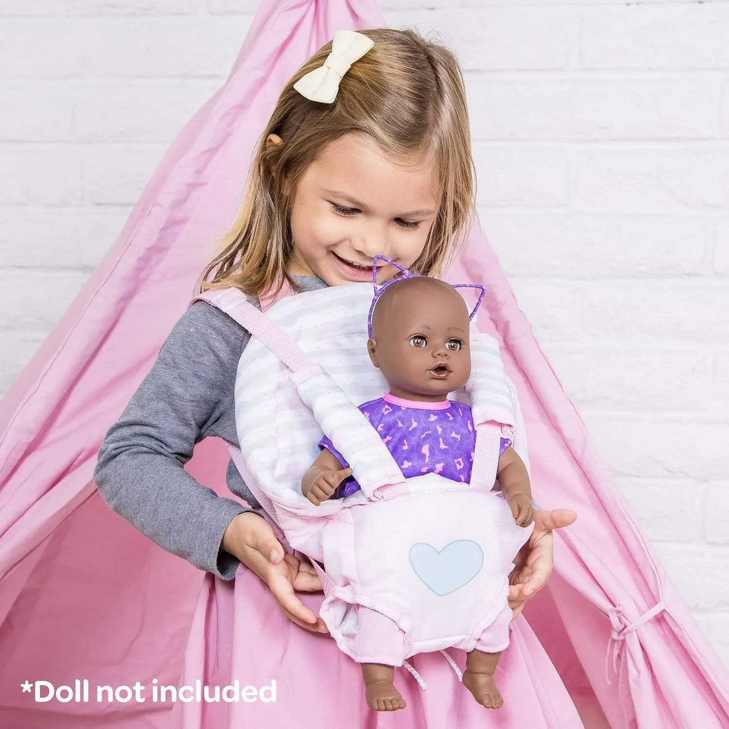 Adora Classic Pastel Pink Baby Carrier Snuggle