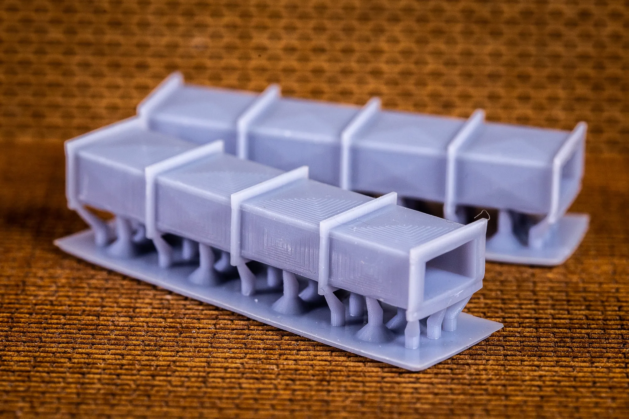 Air conditioner duct 4 section 48L 12w 8h - HO Scale