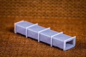 Air conditioner duct 4 section 48L 12w 8h - HO Scale