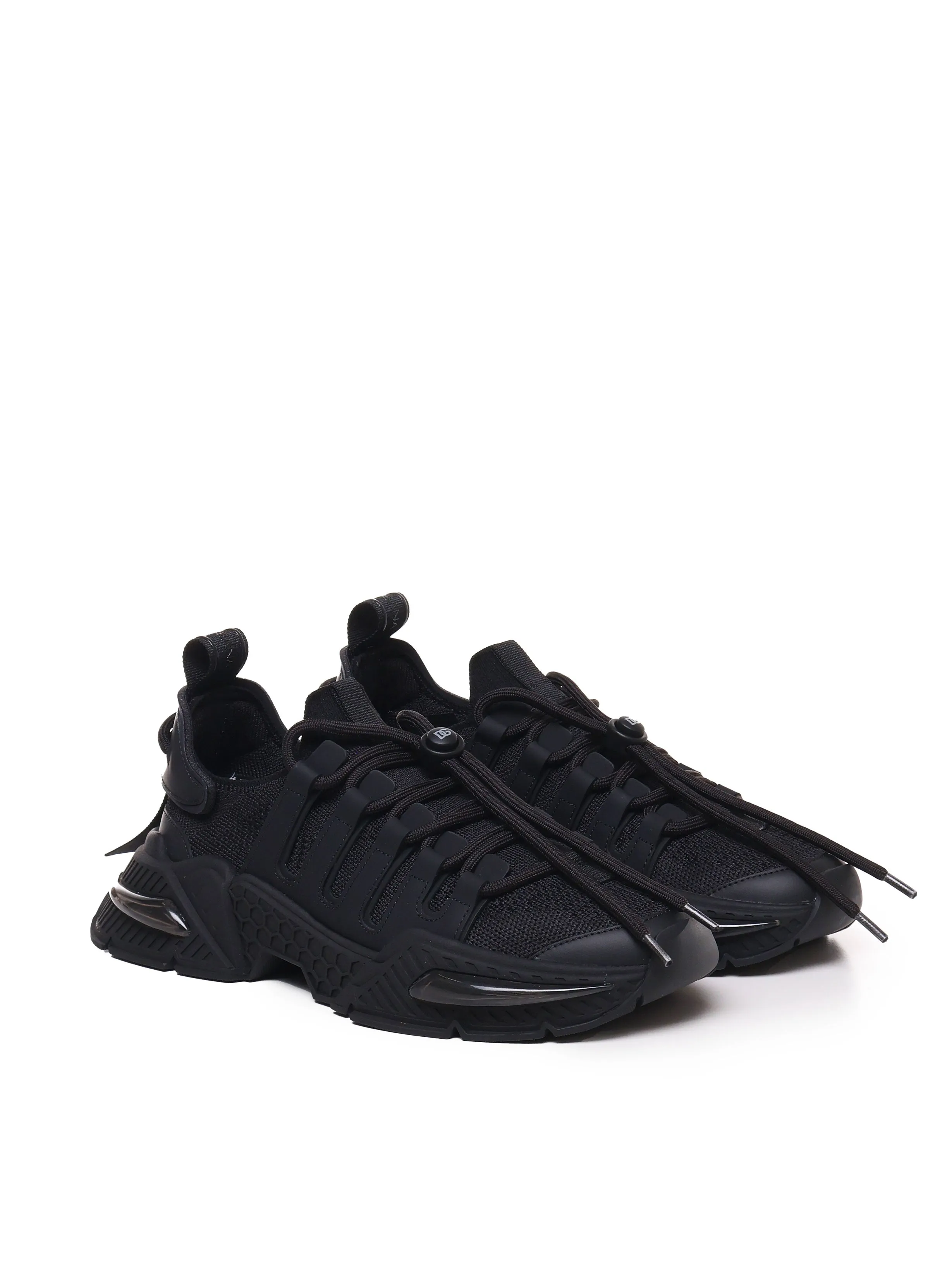 Airmaster Nylon Sneakers with Calfskin Details