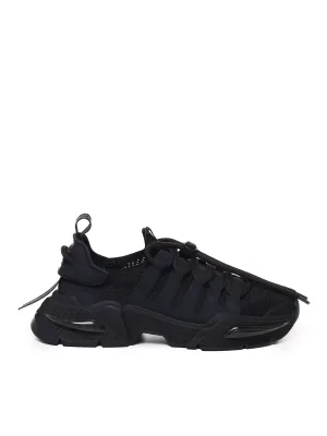 Airmaster Nylon Sneakers with Calfskin Details