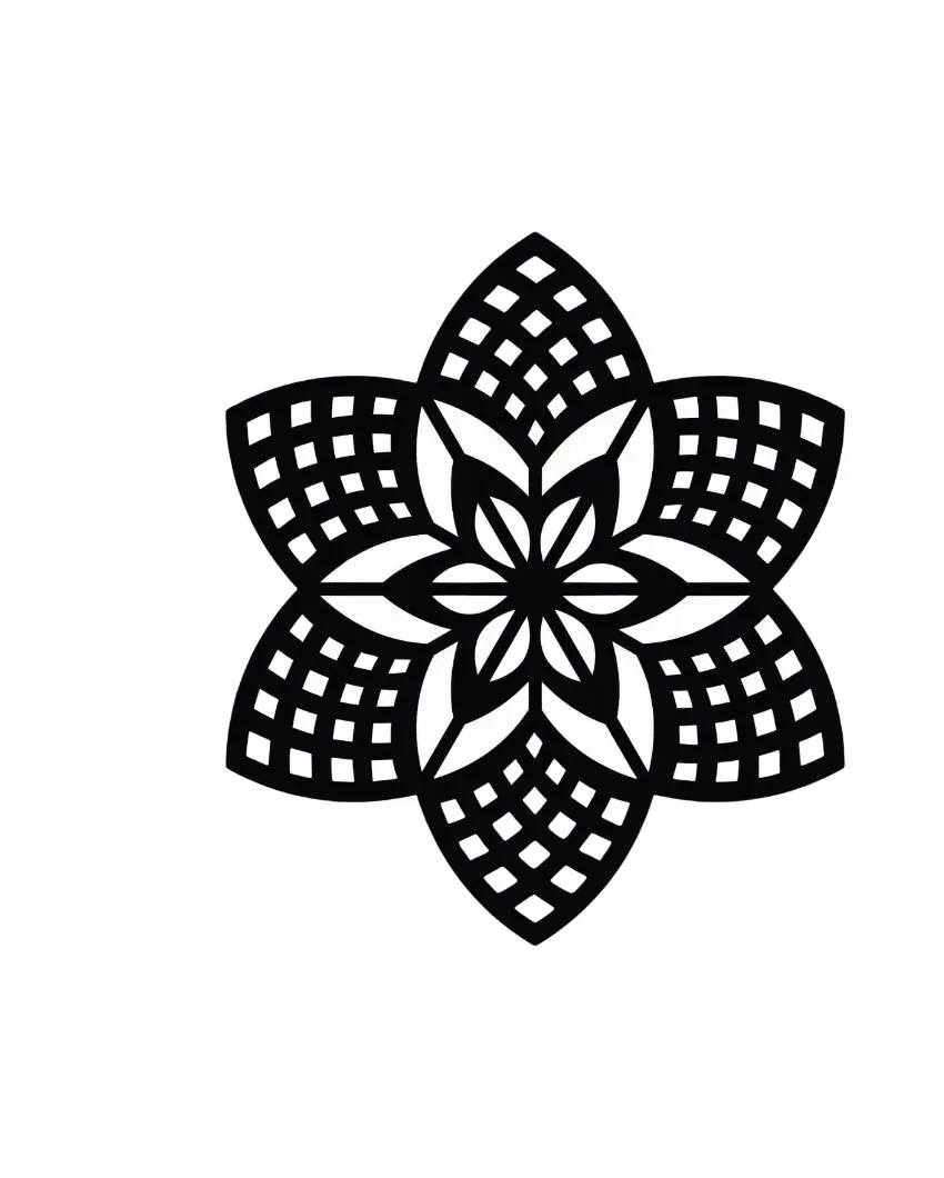 Alberto Mandala Iron Wall Hanging Décor