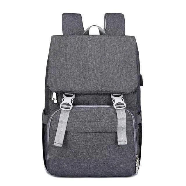 All-In-One Diaper Bag With Changing Pad