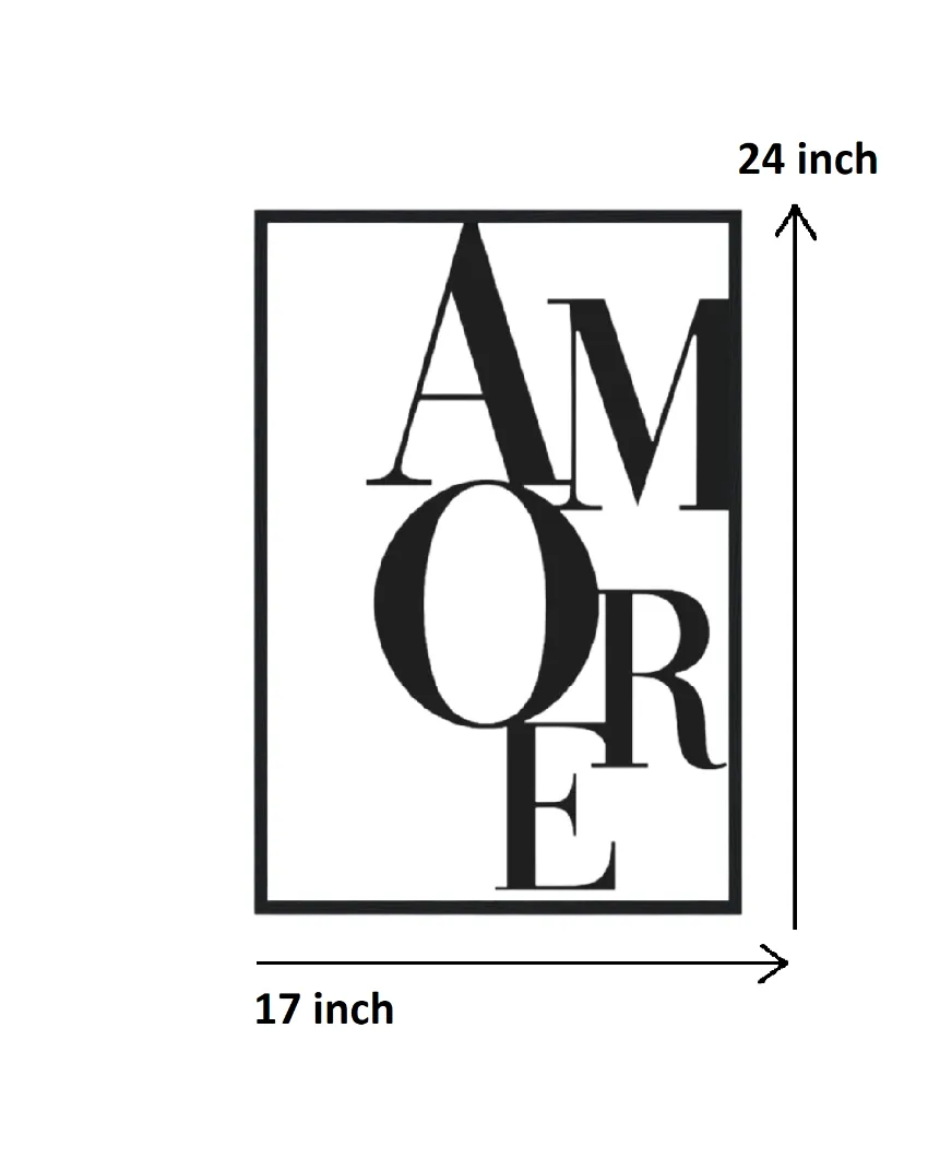 Amore Iron Wall Hanging Décor