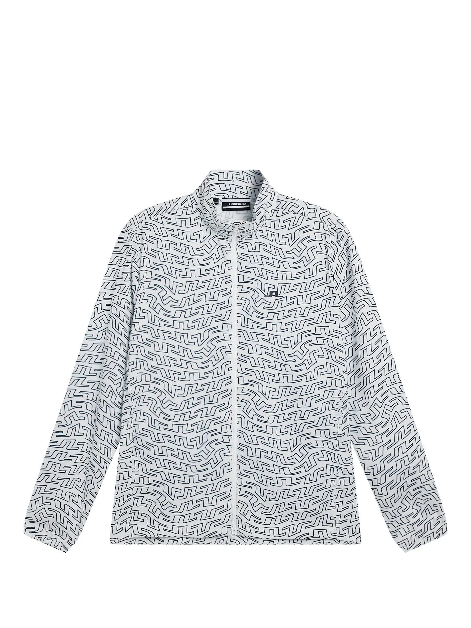 Ash Light Packable Jkt Print / White Outline Bridge Swirl