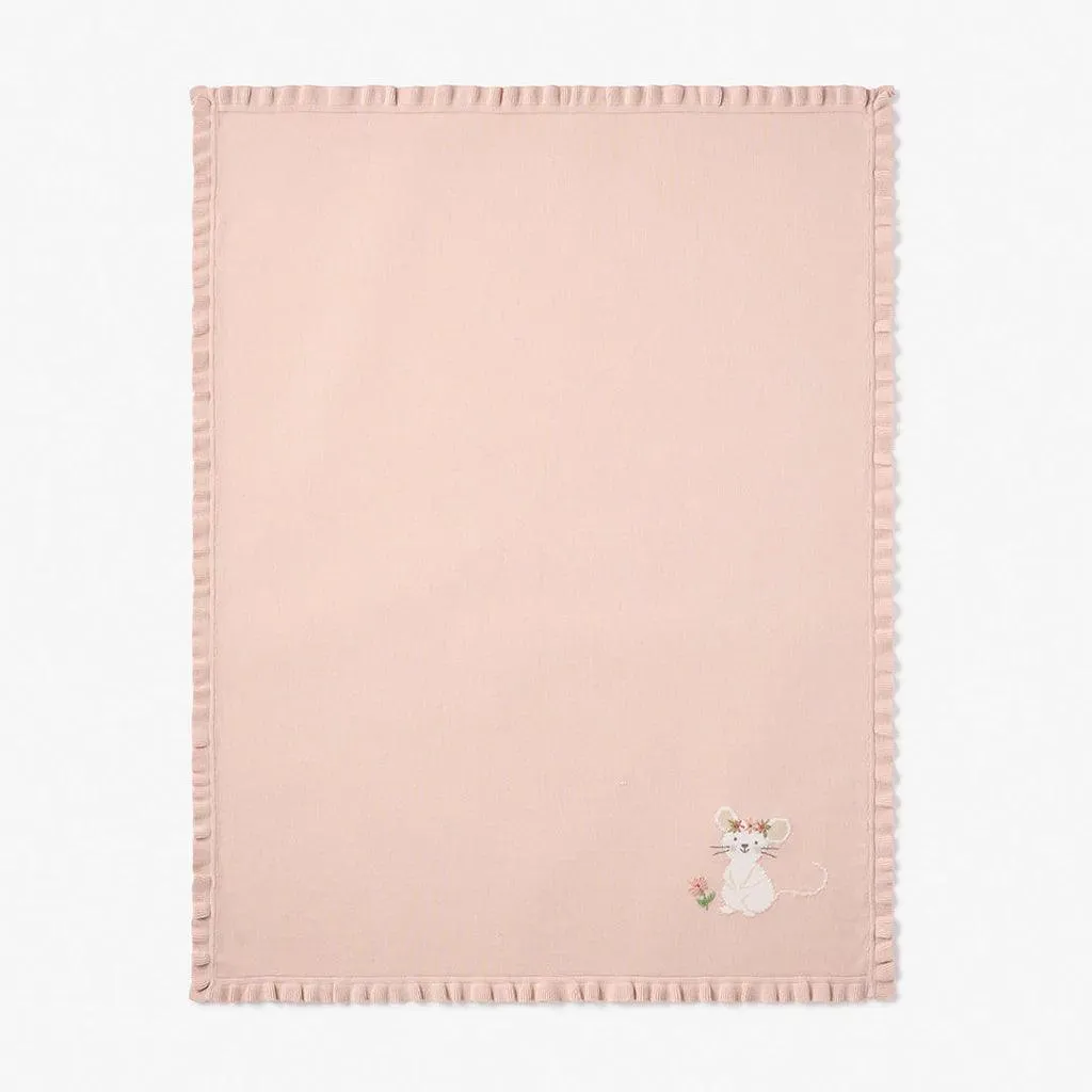 Baby Blanket | Meadow Mouse | Elegant Baby