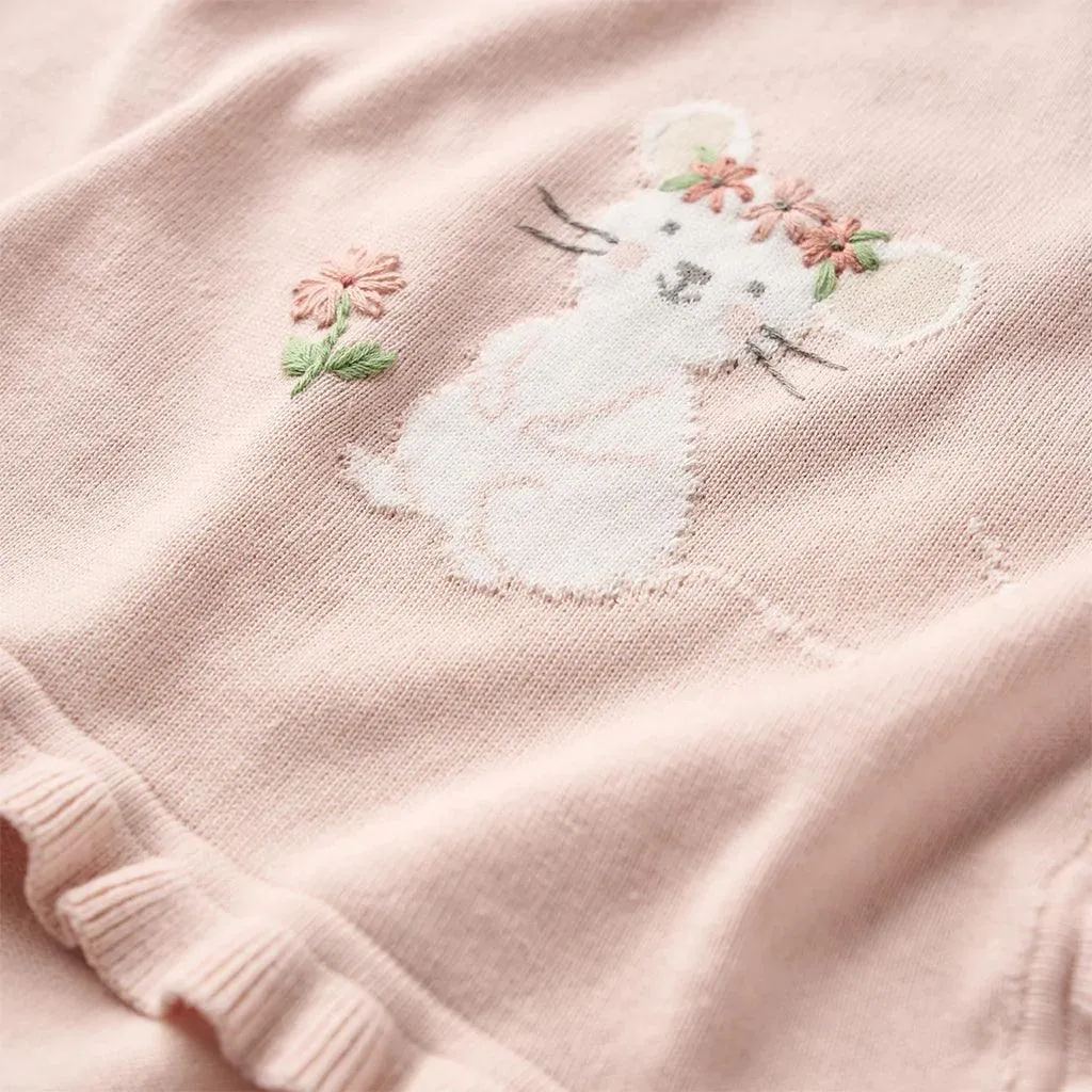 Baby Blanket | Meadow Mouse | Elegant Baby