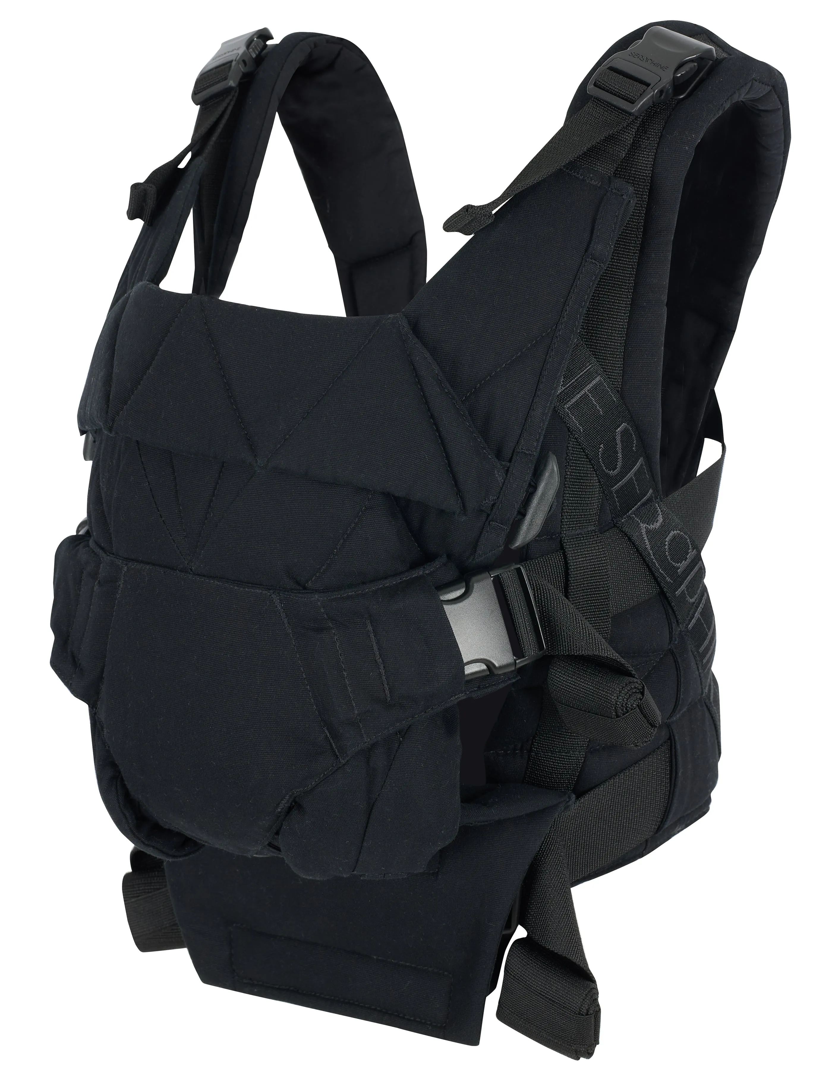 Baby Carrier – Black Cotton Canvas
