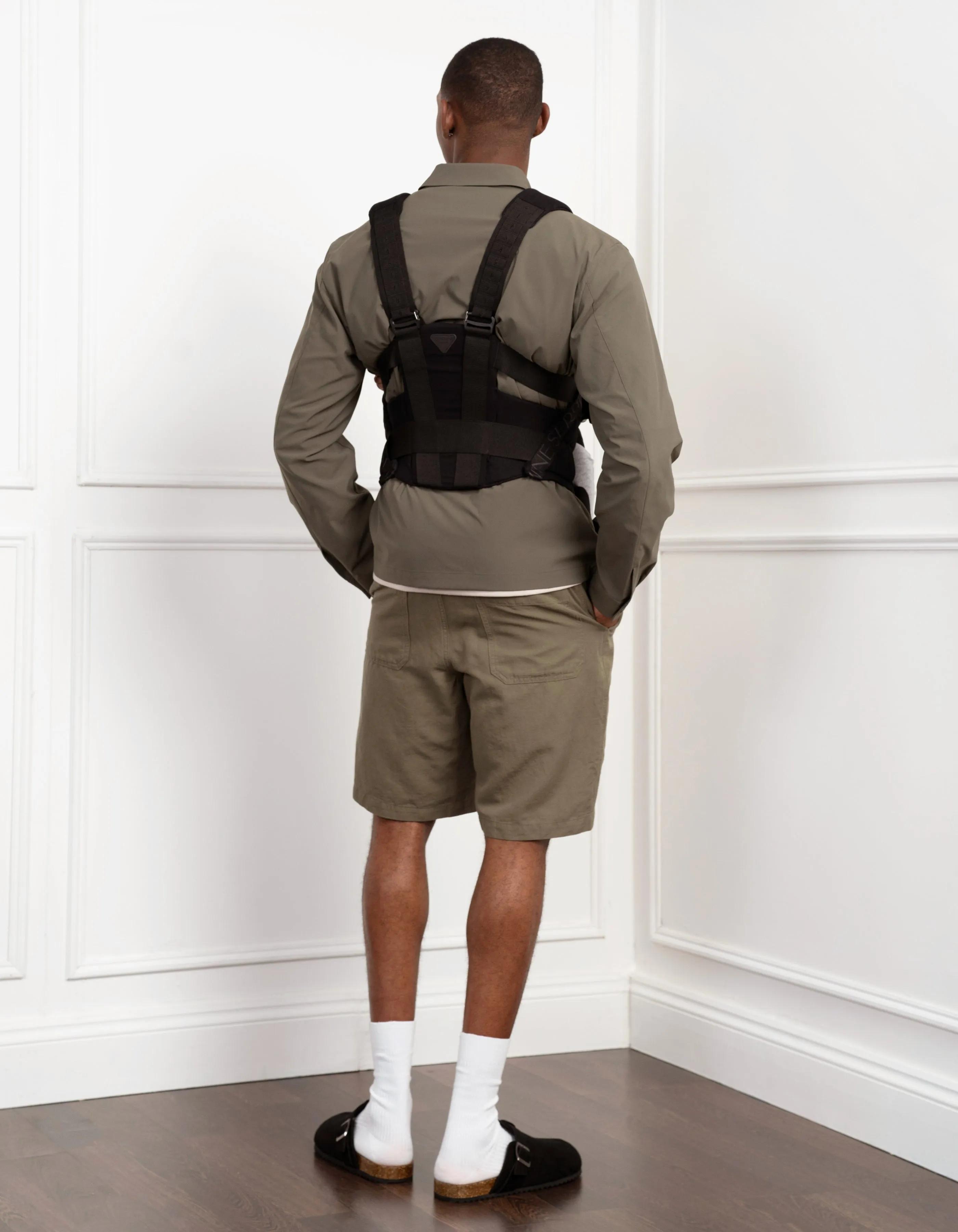 Baby Carrier – Black Cotton Canvas