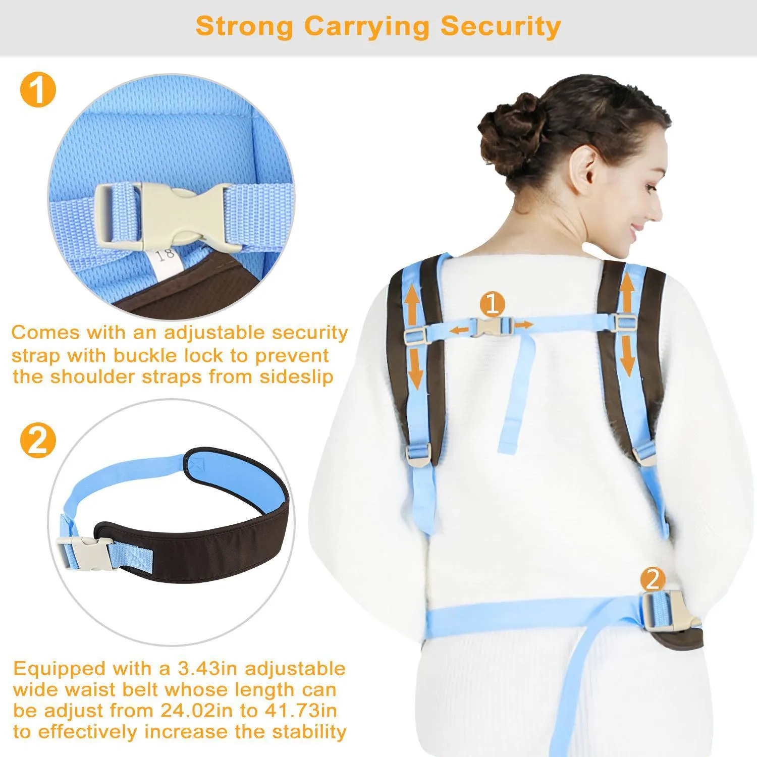 Baby Carrier Breathable Adjustable Wrap