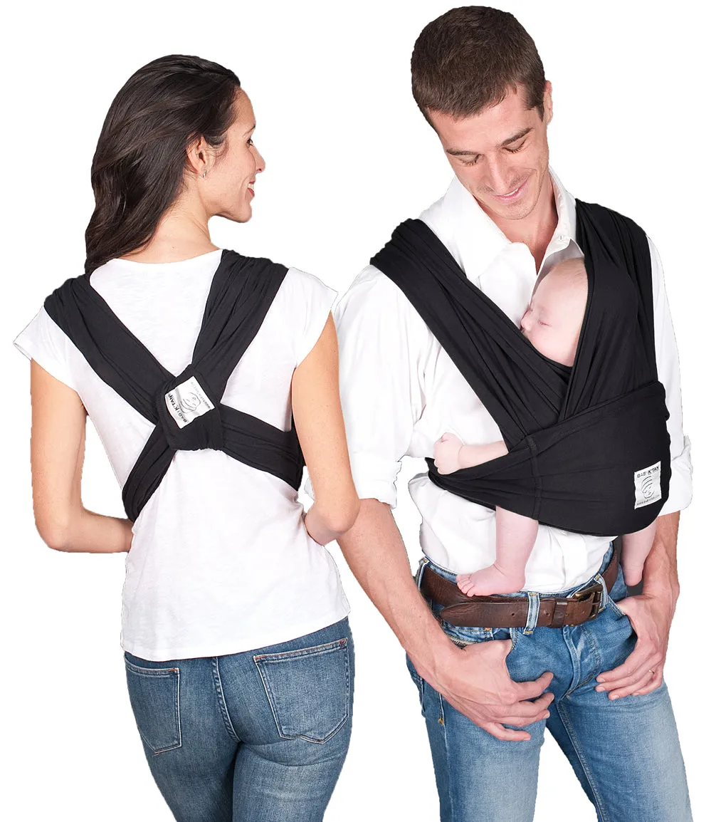 Baby K'tan Baby Carrier in Basic Black - Large