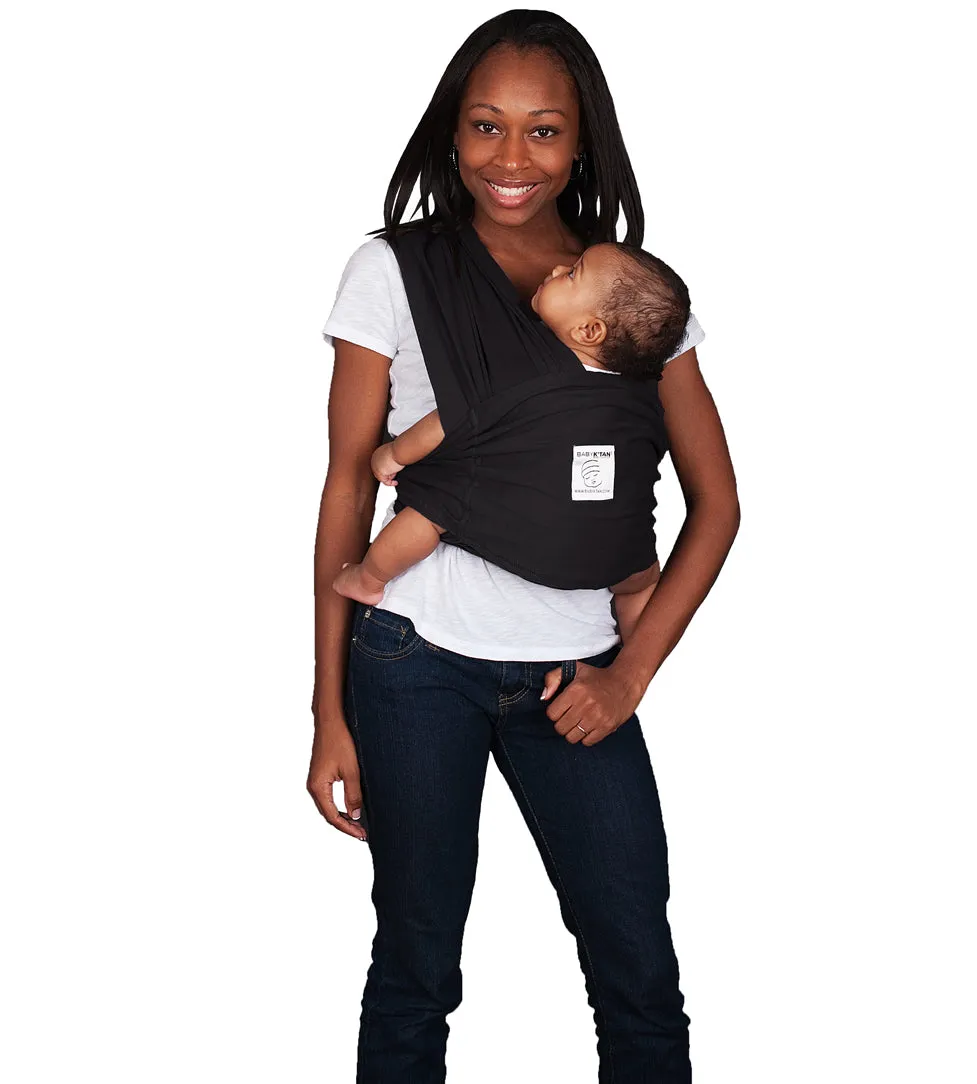 Baby K'tan Baby Carrier in Basic Black - Large