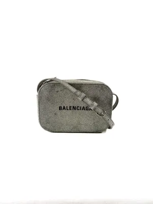 Balenciaga silver glitter everyday camera bag **as is**