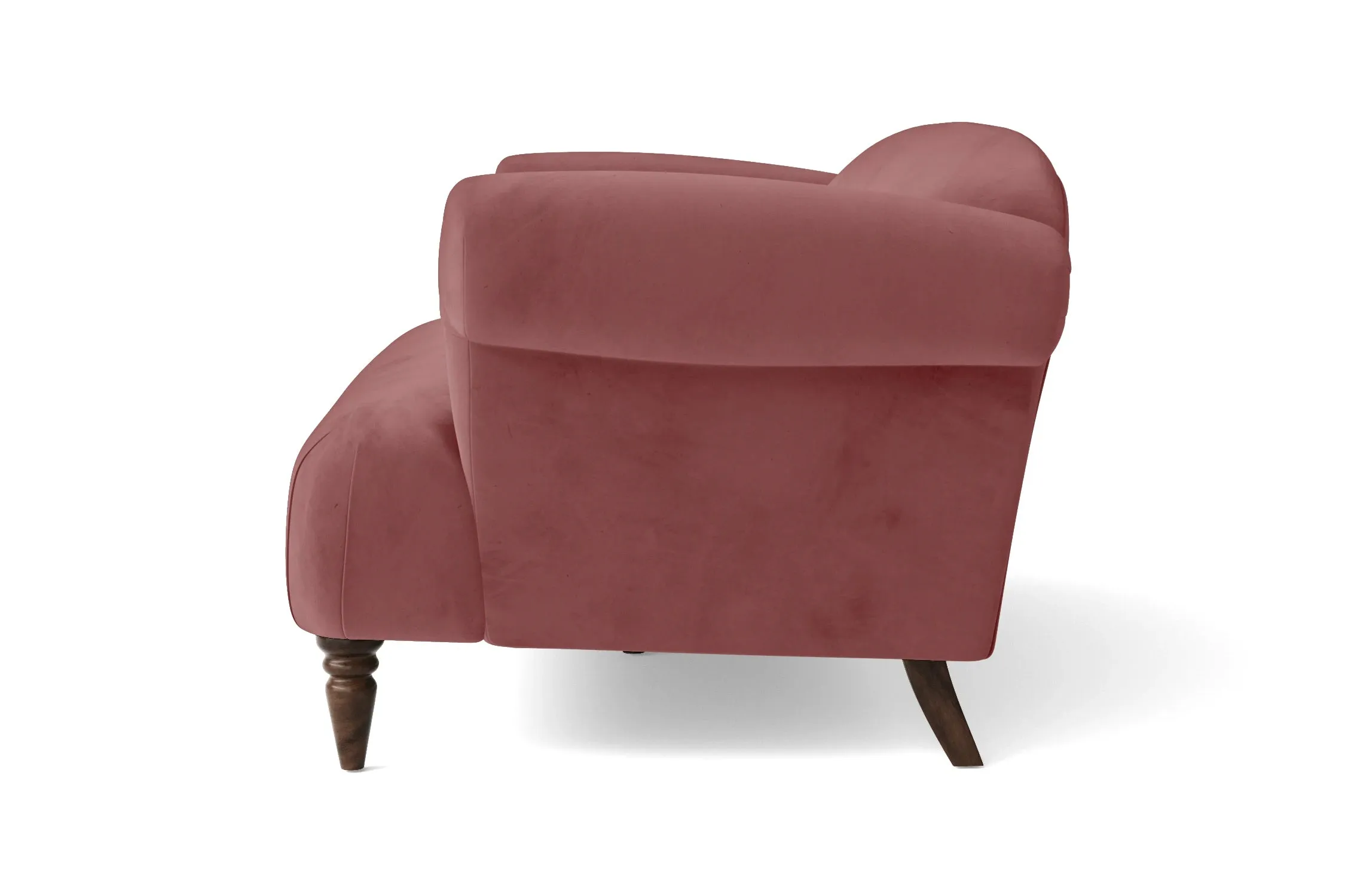 Barberton 2 Seater Sofa Pink Velvet