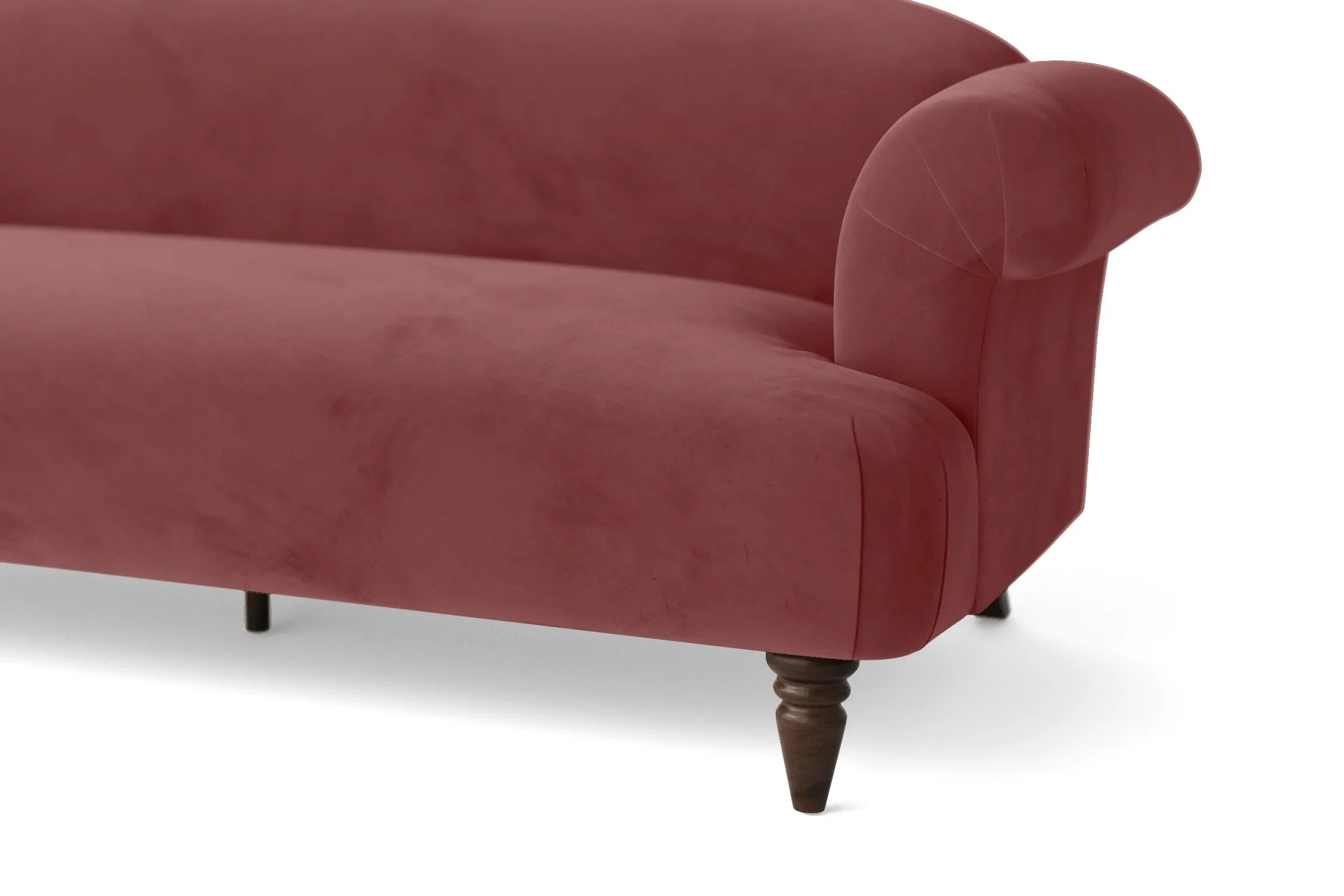 Barberton 2 Seater Sofa Pink Velvet