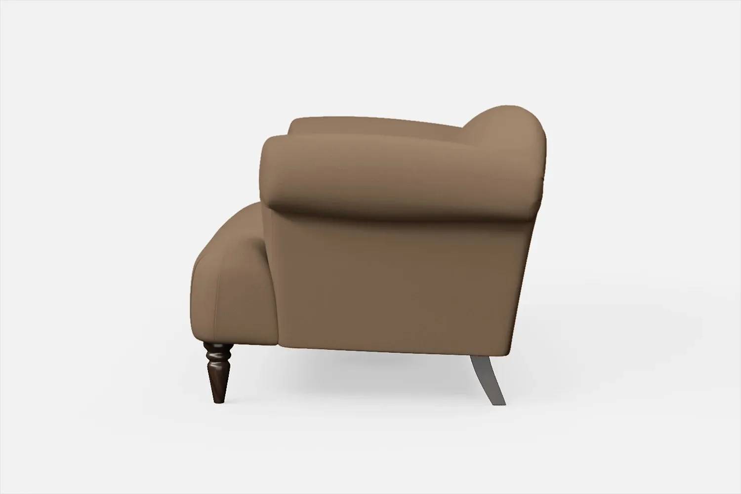Barberton 2 Seater Sofa Stone Leather