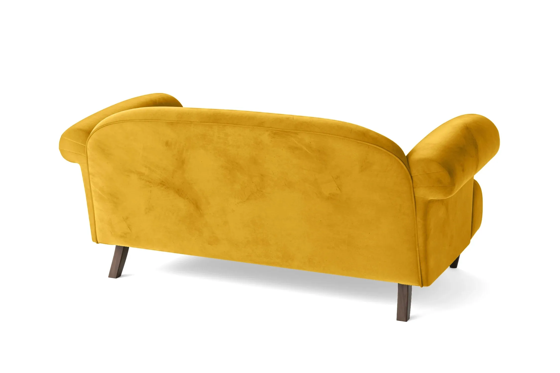 Barberton 2 Seater Sofa Yellow Velvet