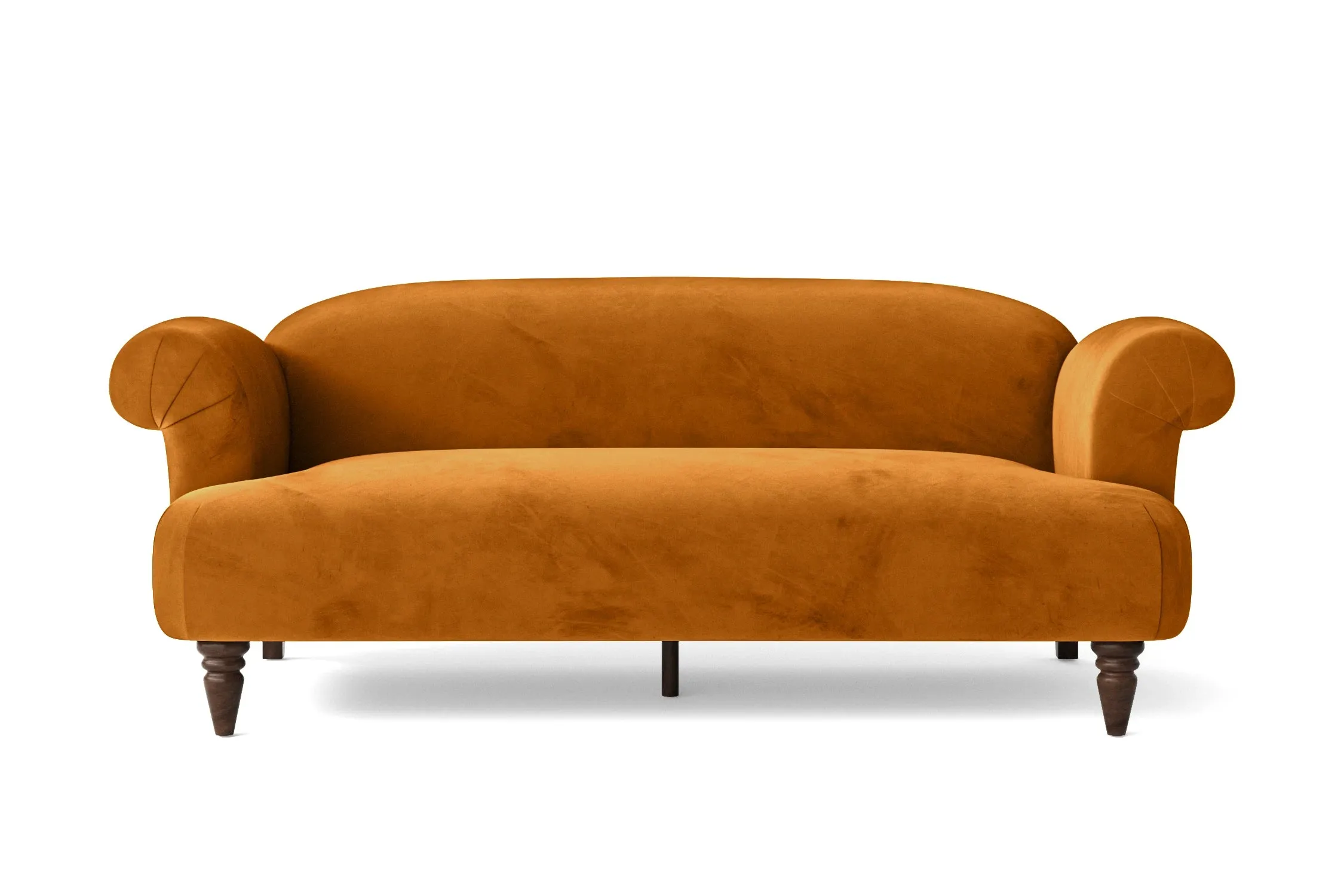 Barberton 3 Seater Sofa Gold Velvet