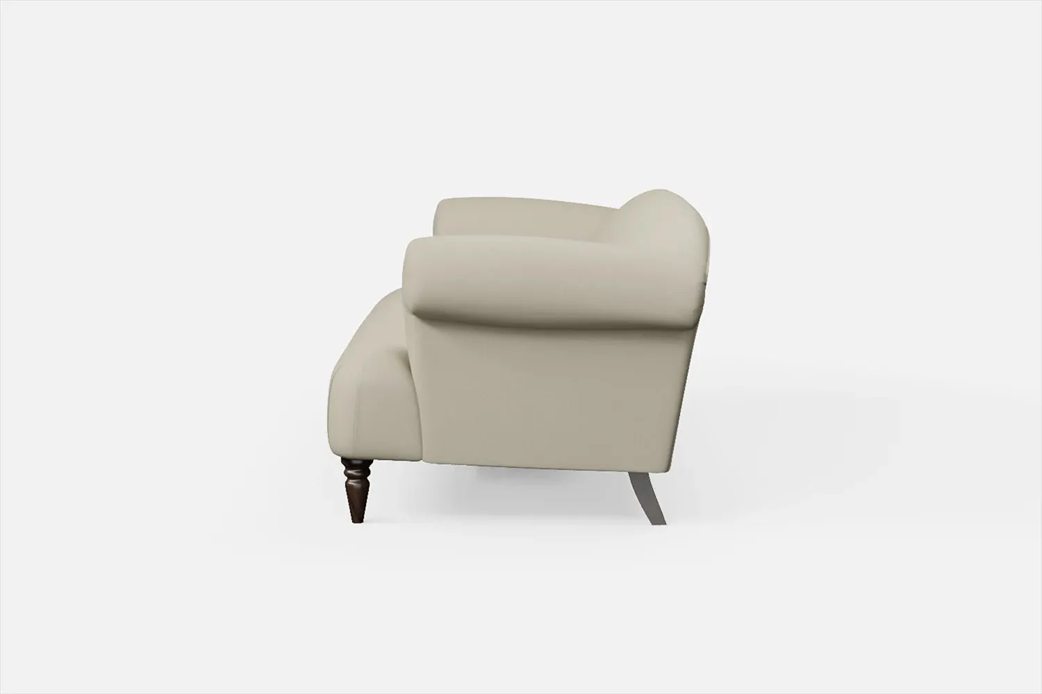 Barberton 4 Seater Sofa Cream Leather