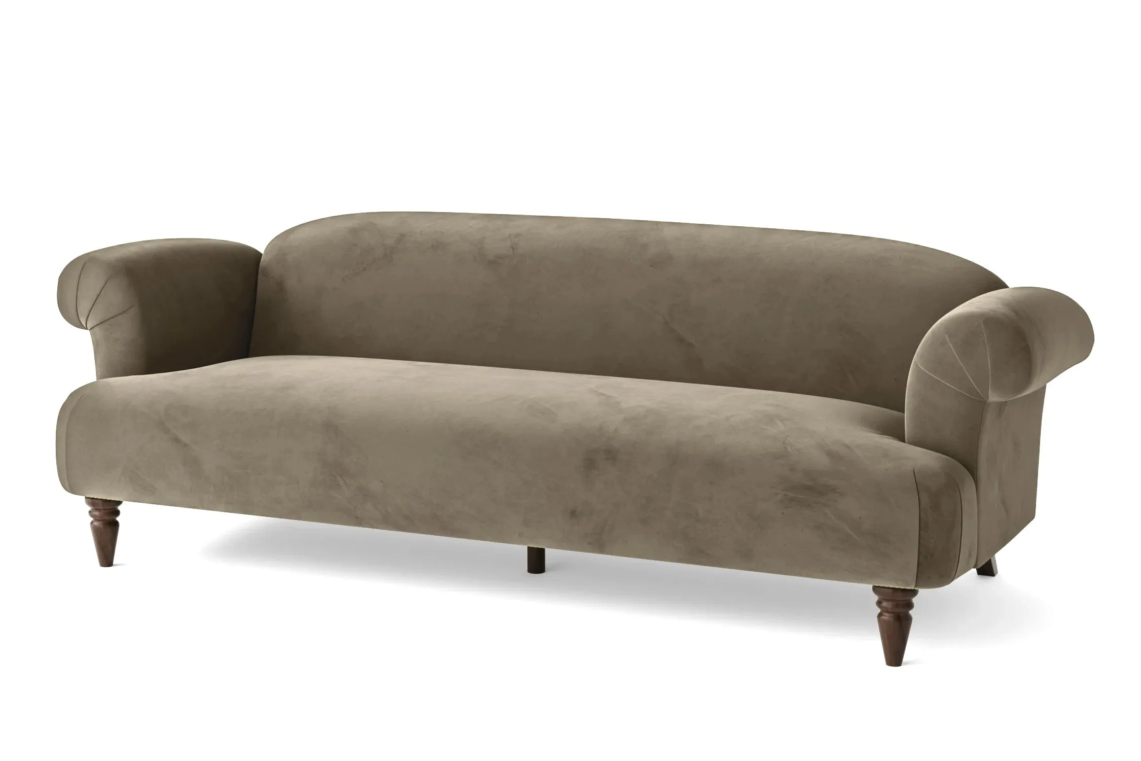 Barberton 4 Seater Sofa Sand Velvet