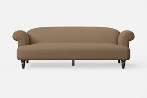 Barberton 4 Seater Sofa Stone Leather
