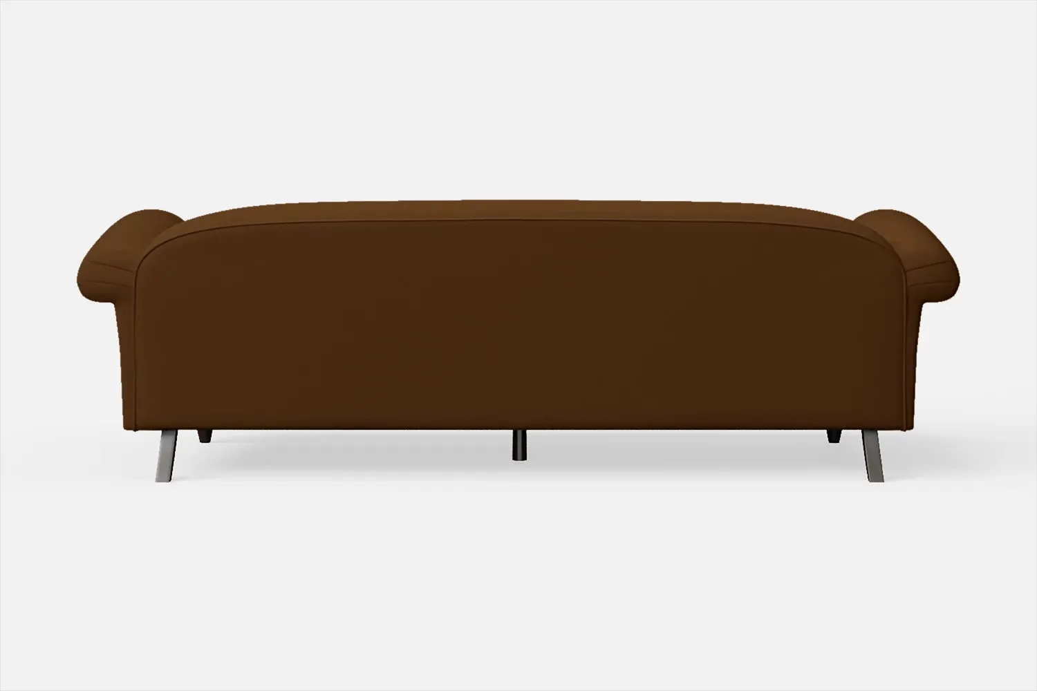 Barberton 4 Seater Sofa Walnut Brown Leather