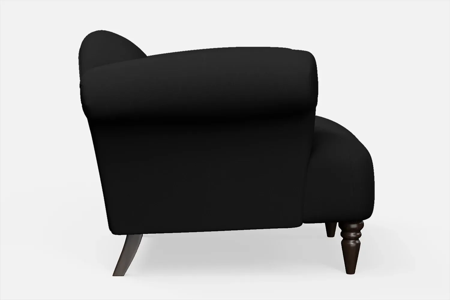 Barberton Armchair Black Leather