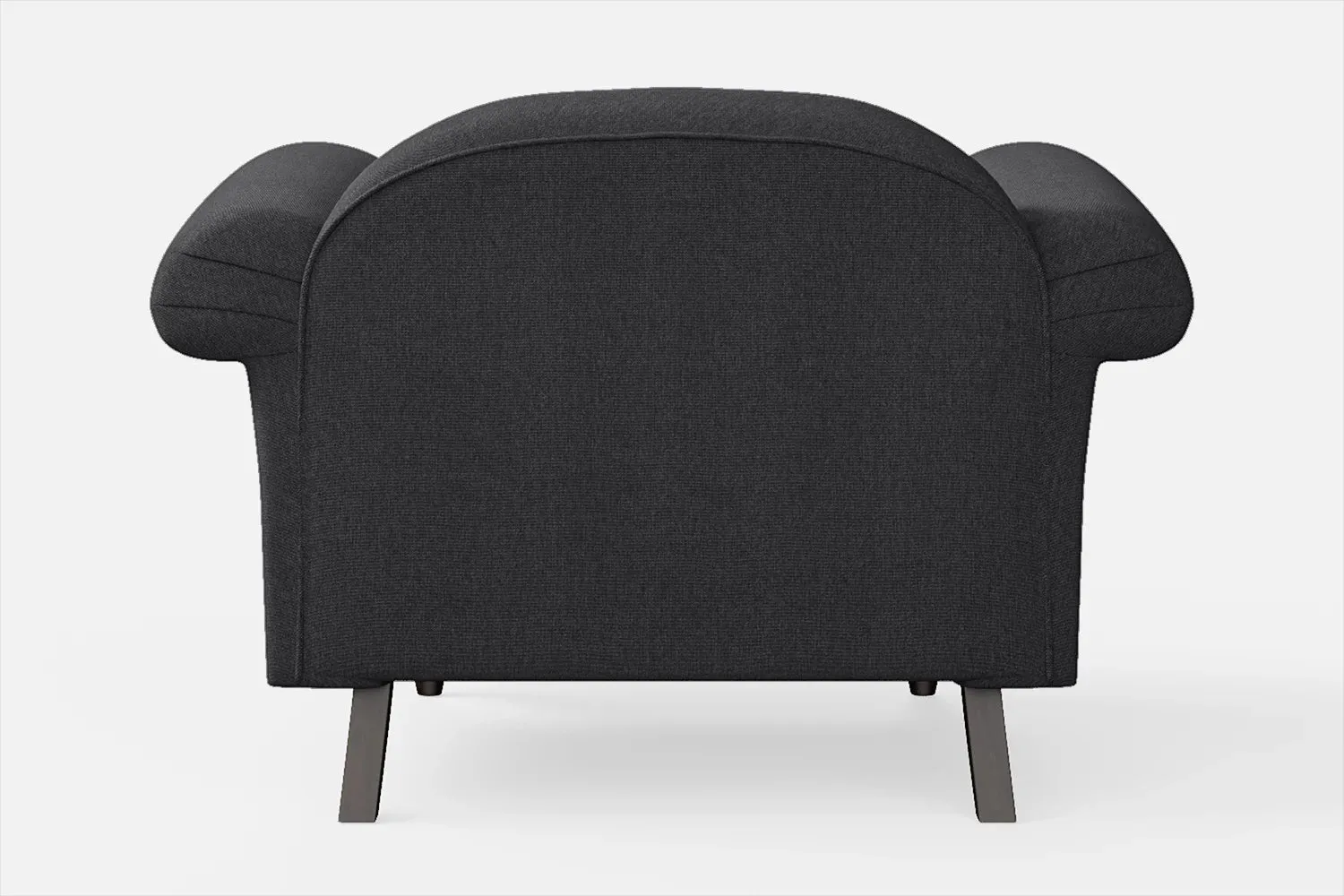 Barberton Armchair Dark Grey Linen Fabric