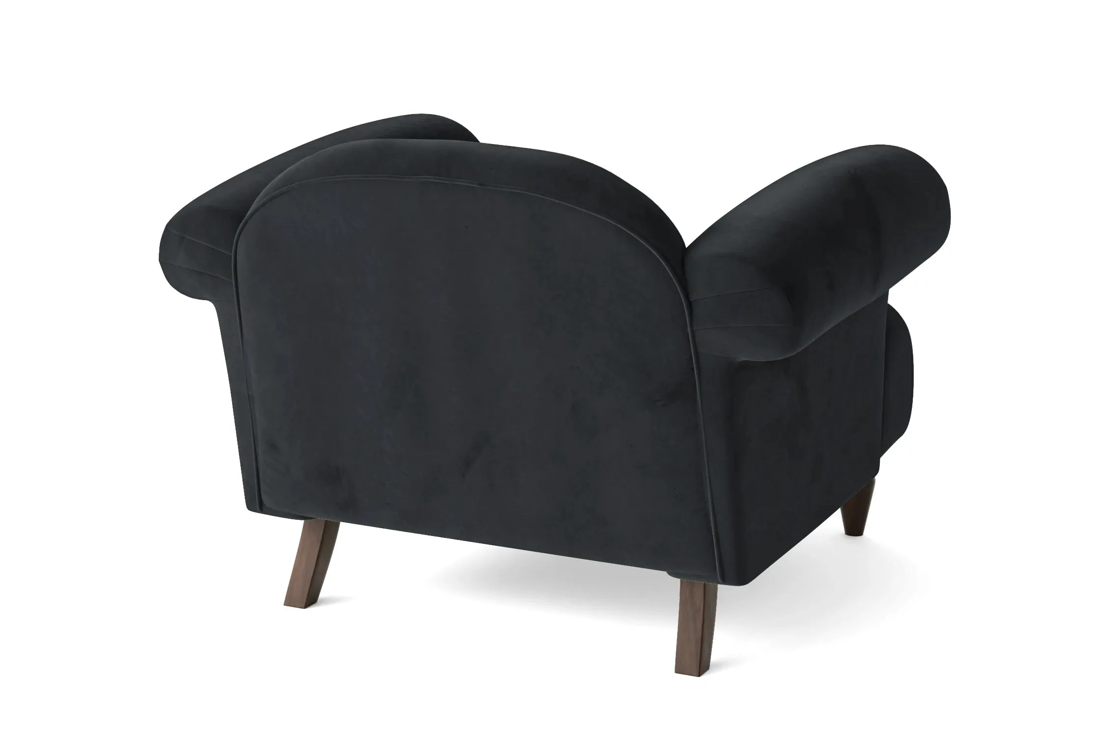 Barberton Armchair Dark Grey Velvet