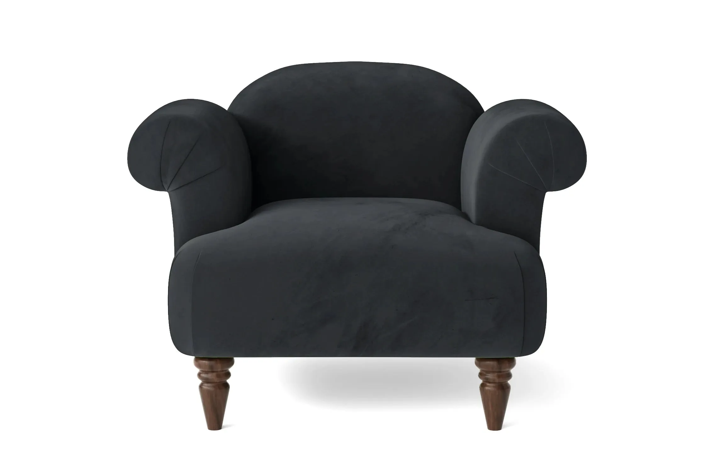Barberton Armchair Dark Grey Velvet
